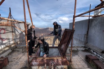 Buzludzha – on the roof