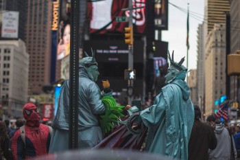Spidey and Lady liberty